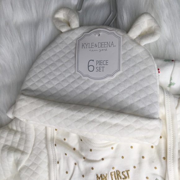 ⭐️HOST PICK⭐️ Baby’s First Christmas NWT 6 Piece Set - Picture 3 of 8